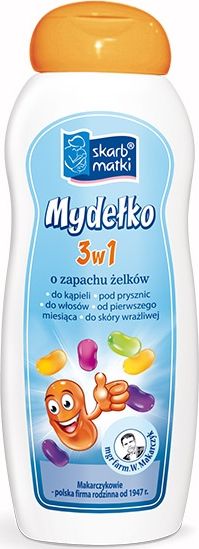 Skarb Matki Mydełko 3w1 o zapachu żelków