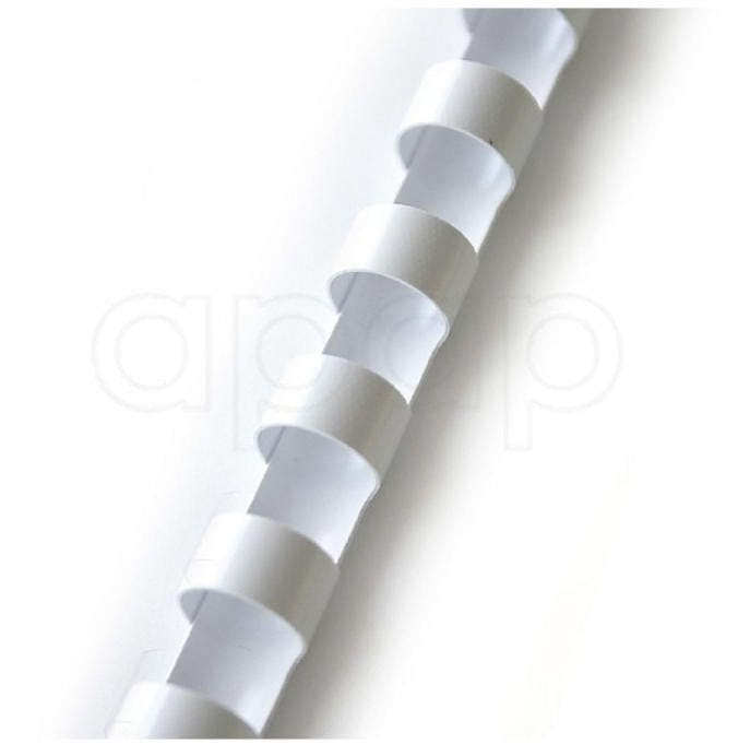 Grzbiety do bindowania 22mm, dla na plastikowe grzbiety, bia�e, 50szt