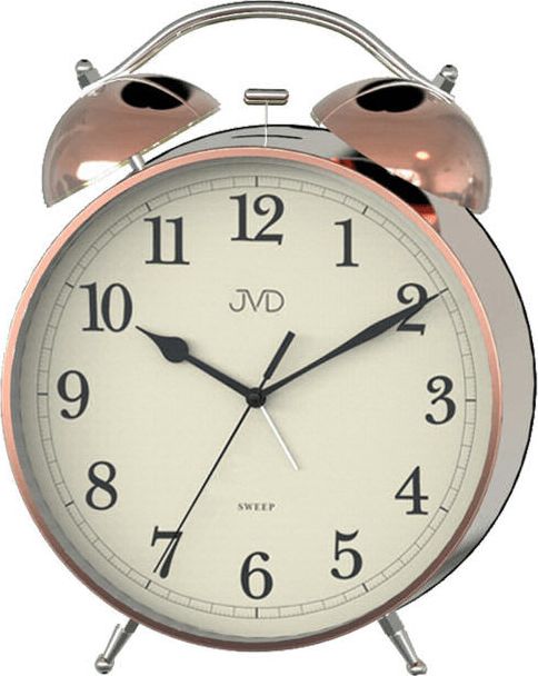 JVD Budzik Bardzo duży fi 21,5 cm Płynący sekundnik uniwersalny SRP2107.3