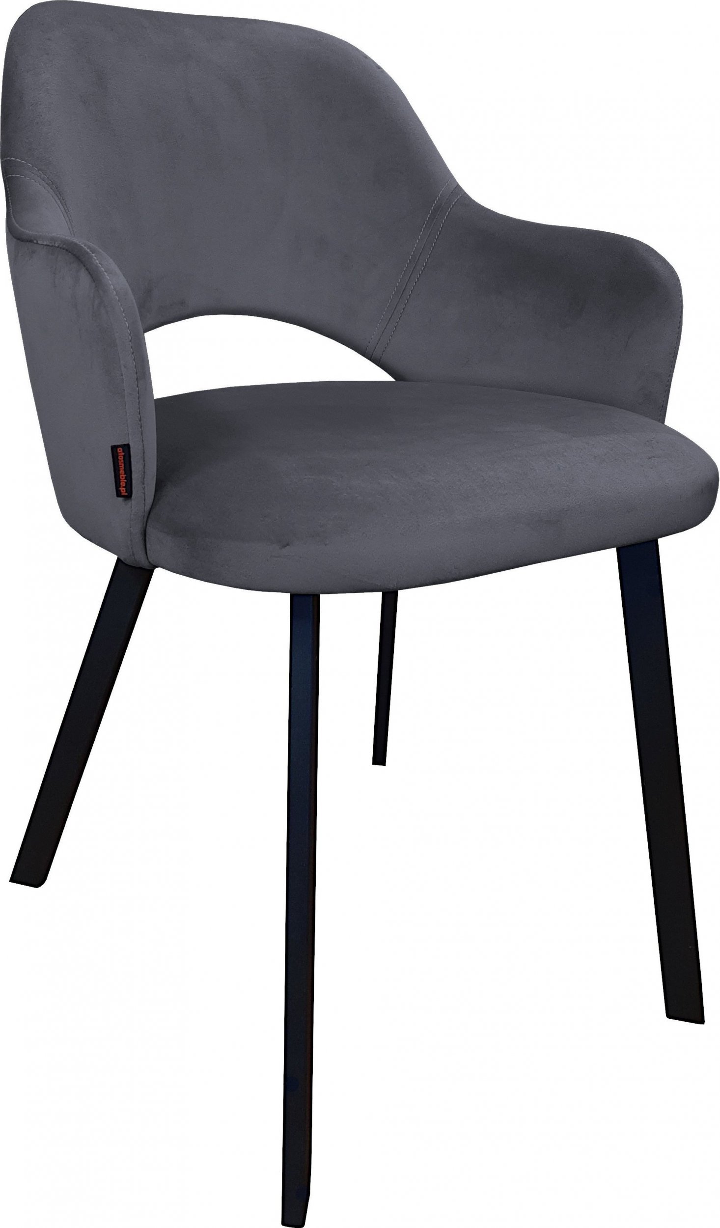 Atos Krzesło Milano noga czarna PROFIL BL14