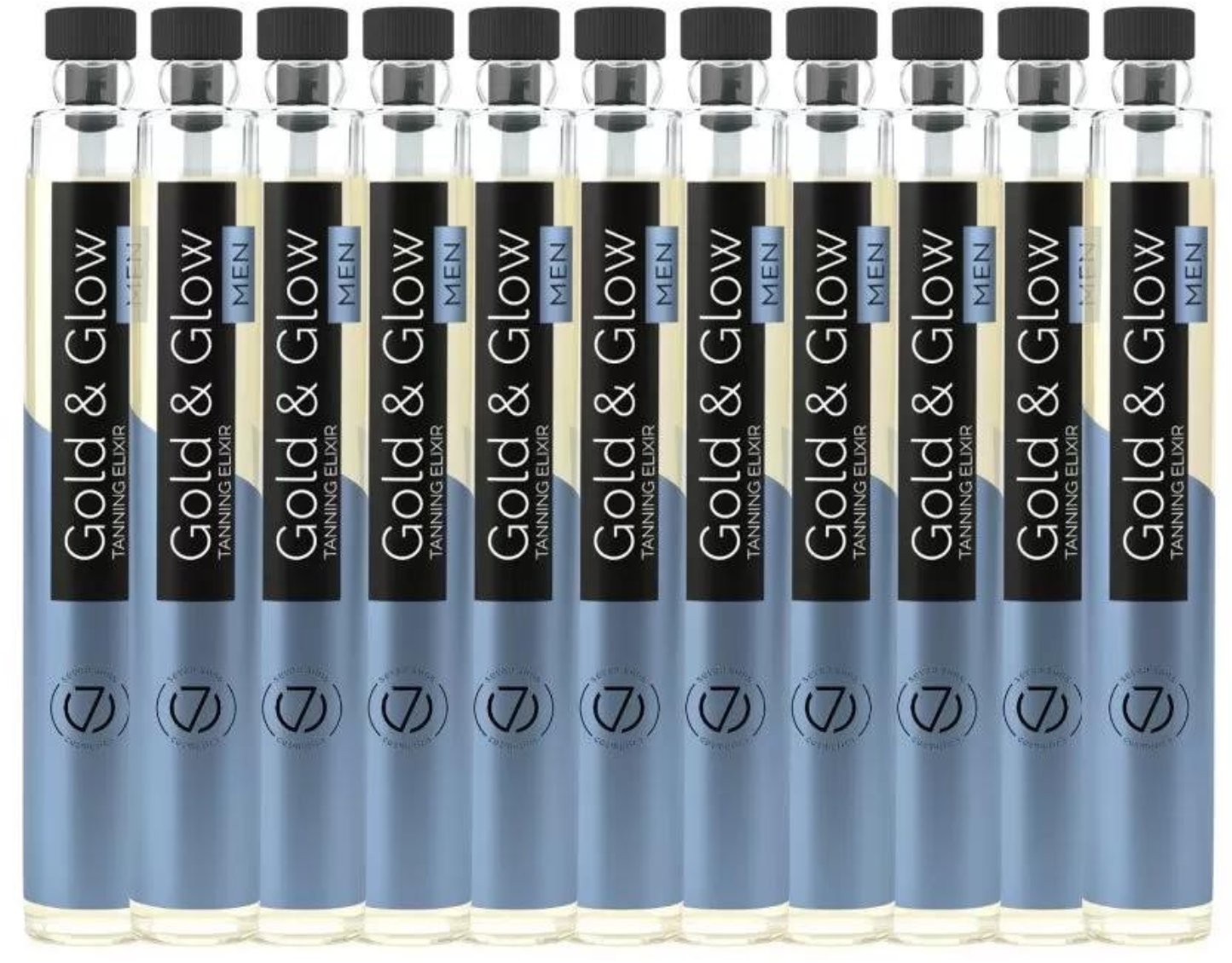 7suns Gold & Glow Eliksir Do Opalania Dla Mężczyzn 10 x 6ml