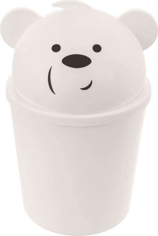 Kosz na śmieci Orion uchylny 1.5L biały (6143-uniw)