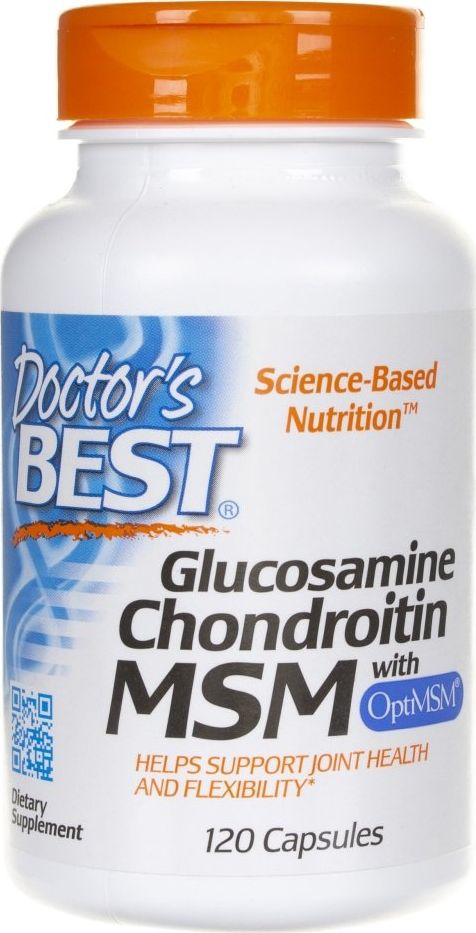 DOCTORS BEST Doctor's Best Glukozamina Chondroityna MSM - 120 kapsułek