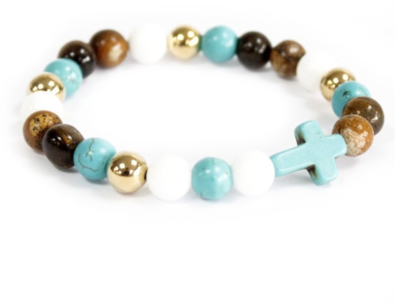 Bransoletka Boho - Krzyż - Królewskie Korale