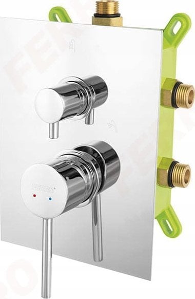 Ferro FIESTA BOX bateria podtynkowa natryskowa 2-funkcyjna, chrom