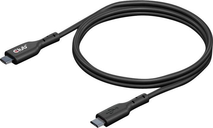 Kabel USB Club 3D USB-C - microUSB 1 m Czarny (CAC-1526)