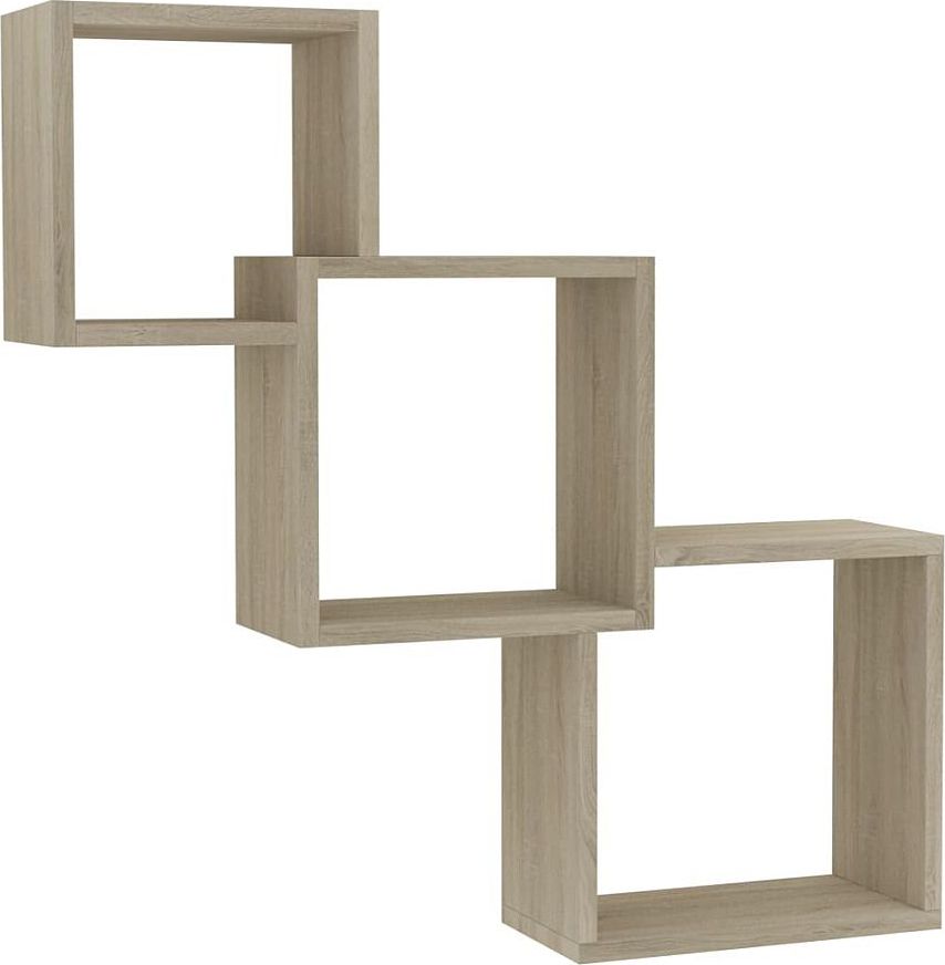 Elior Zestaw modułowych półek ściennych w kolorze dębu - Lindsay