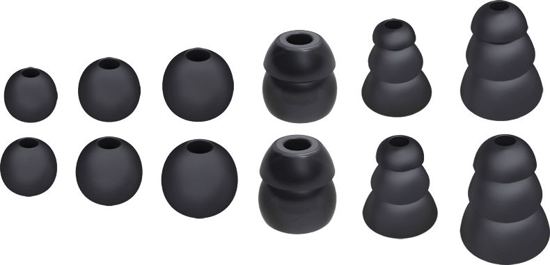 MEE audio Wkładki do M6 Pro 6 par czarne