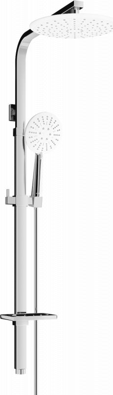 Zestaw prysznicowy Mexen Mexen Q67 kolumna prysznicowa chrom/biała - 798676795-00