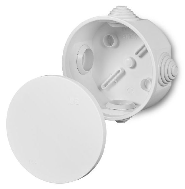 Elektro-Plast Puszka FAST-BOX IP44 okrągła 80 x 40mm (0241-00)