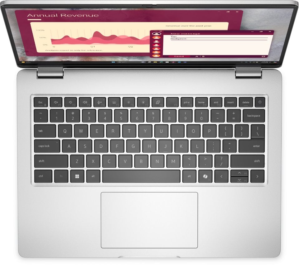 Laptop Dell Pro 14 PC14250 | Platinum Silver | 14 " | IPS | FHD+ | Anti-glare | Intel Core Ultra 7 | 265U | 16 GB | DDR5 | Solid-state drive capacity