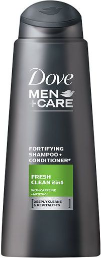 Dove Men Care Szampon do włosów Fresh Clean 2in1 odświeżający 400ml