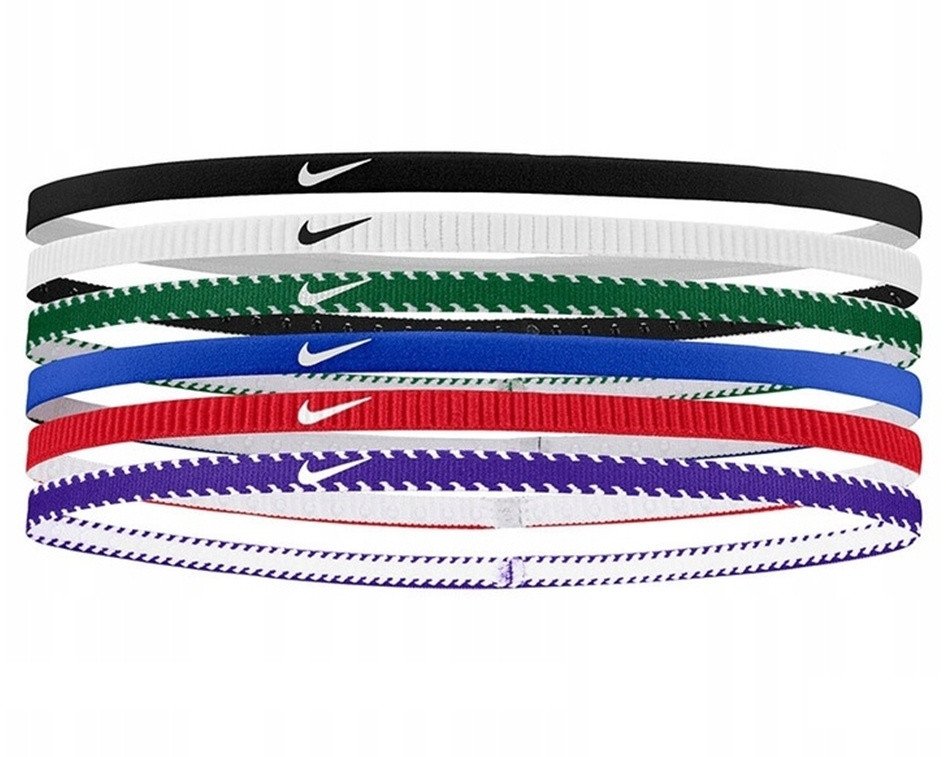 OPASKI SPORTOWE NA WŁOSY NIKE FLEX N.101.1925.475.OS ZESTAW 6 SZTUK