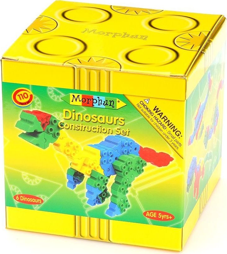 Morphun Morphun Dinozaury 100 el. - Klocki konstrukcyjne