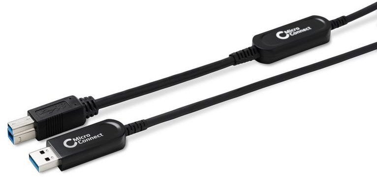 Microconnect MC-USB3.0AB30OP kabel USB 30 m USB 3.2 Gen 2 (3.1 Gen 2) USB A USB B Czarny