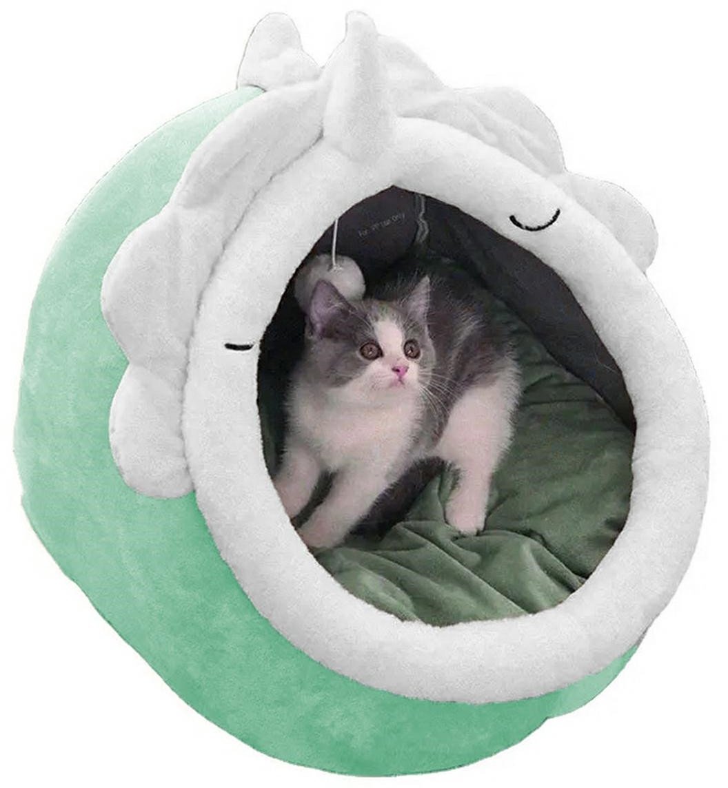 DA228C Legowisko budka dla kota psa roz.l green