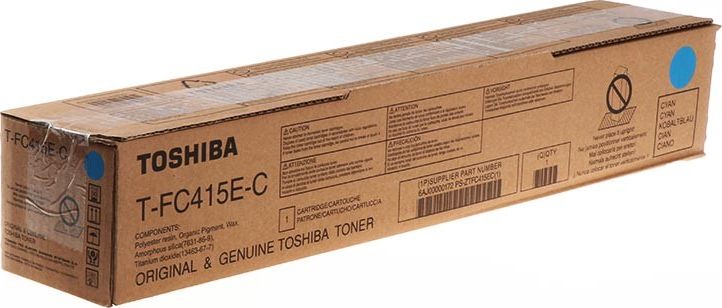 Toner Toshiba T-FC415E Cyan Oryginał (6AJ00000172)