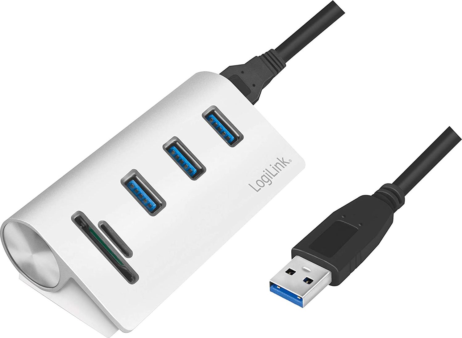HUB USB LogiLink 1x SD + 3x USB-A 3.0 (CR0045)