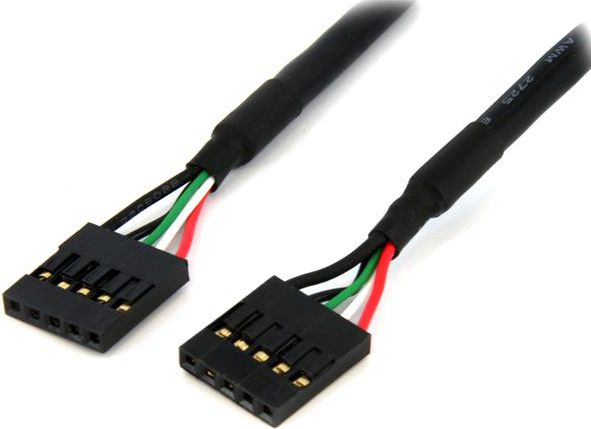 StarTech USB 5 pin - USB 5 pin, 0.5m, Czarny (USBINT5PIN)