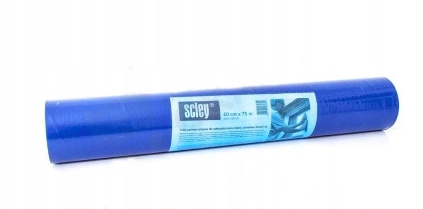 WINDOW PROTECTIVE FILM 60CMX75M BLUE