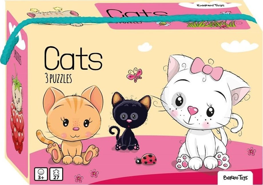 Moje pierwsze puzzle, 3 układanki, 6, 9, 12 el.,