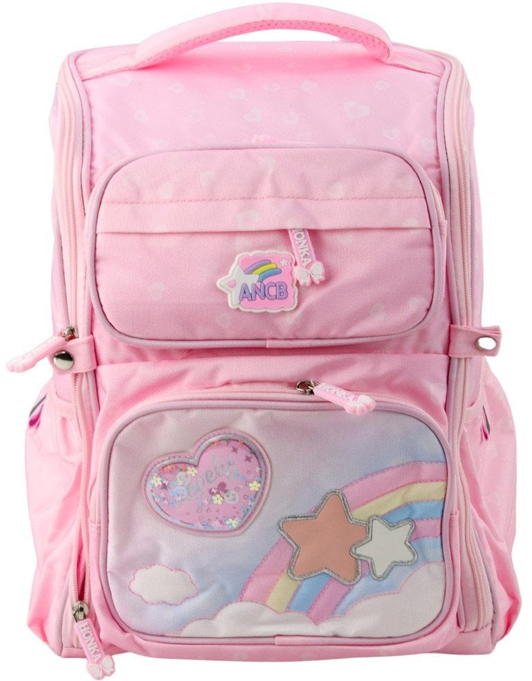 Plecak Szkolny Z Jednorożcem Pas Piersiowy Różowy 20L