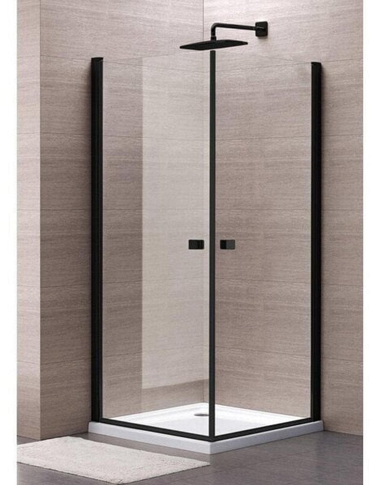 Dušo kabina MESINA Juodas DW 80x90