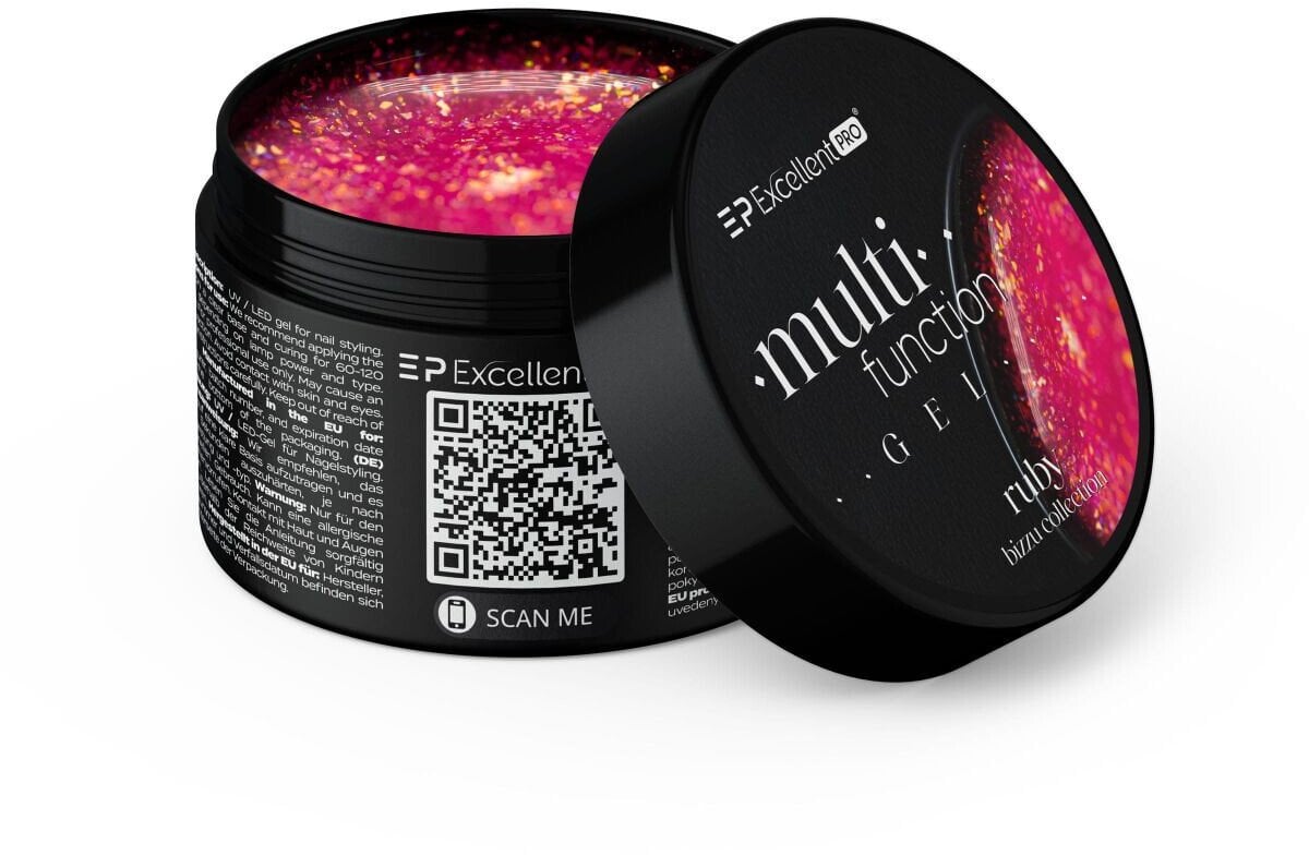 Excellent PRO Multifunction Gel żel budujący Ruby 15g