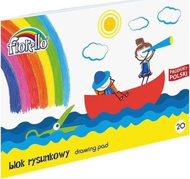 Fiorello Blok rysunkowy A4 20k biały