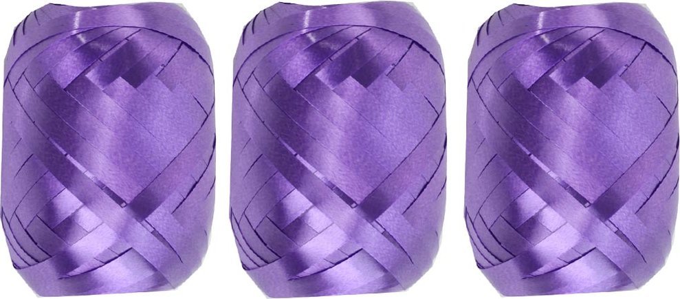 Fastima Tasiemka wstążka metalizowana Fioletowa 3x20m W14