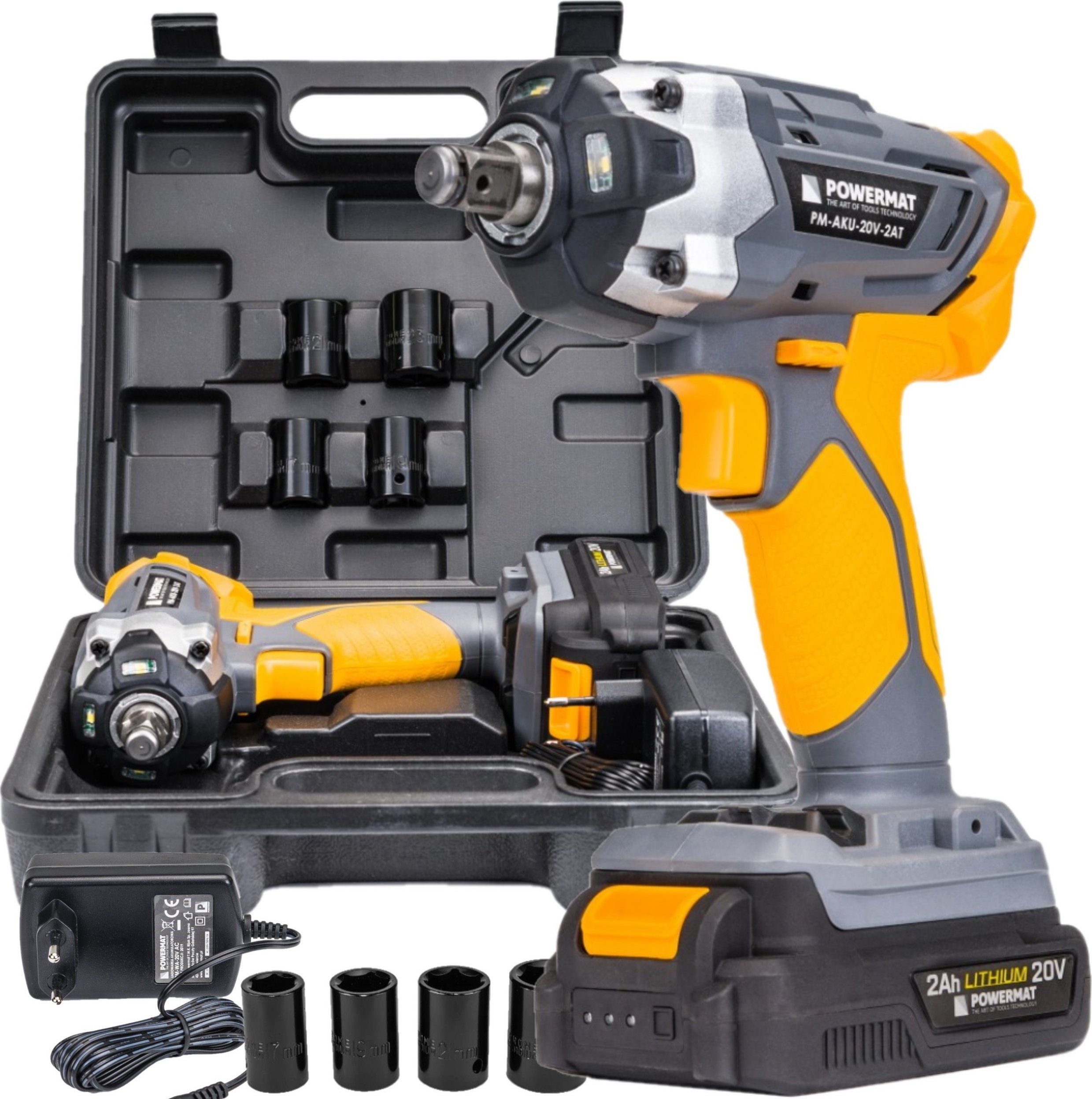 Klucz udarowy Powermat PM-AKU-20V-2AT 20 V 1/2"