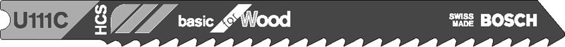 Bosch Brzeszczot do wyrzynarek Basic for Wood 92mm U 111 C 2608630566