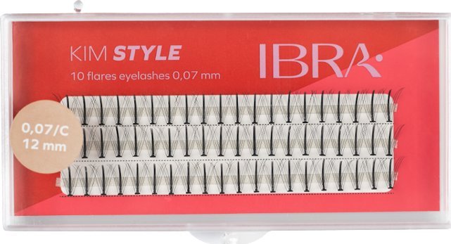 Ibra Kępki rzęs Kim Style 12mm IBRA Makeup