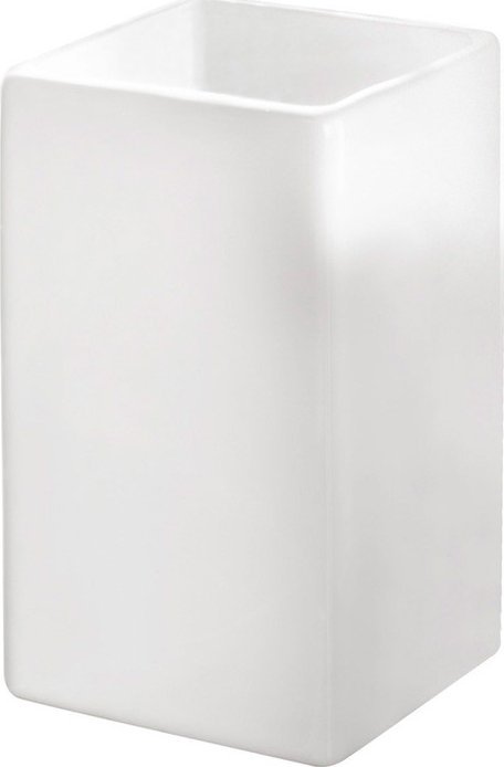 Kleine Wolke Kleine Wolke Flash Kubek łazienkowy biały ceramika 6,3 cm x 6,3 cm x 10 cm