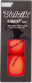 Volvik morele Piłki golfowe VOLVIK VIMAT Soft (red mat) 3 szt