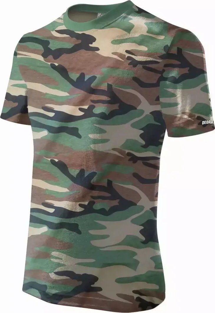 Dedra Koszulka męska T-shirt XL, MORO 100% bawełna