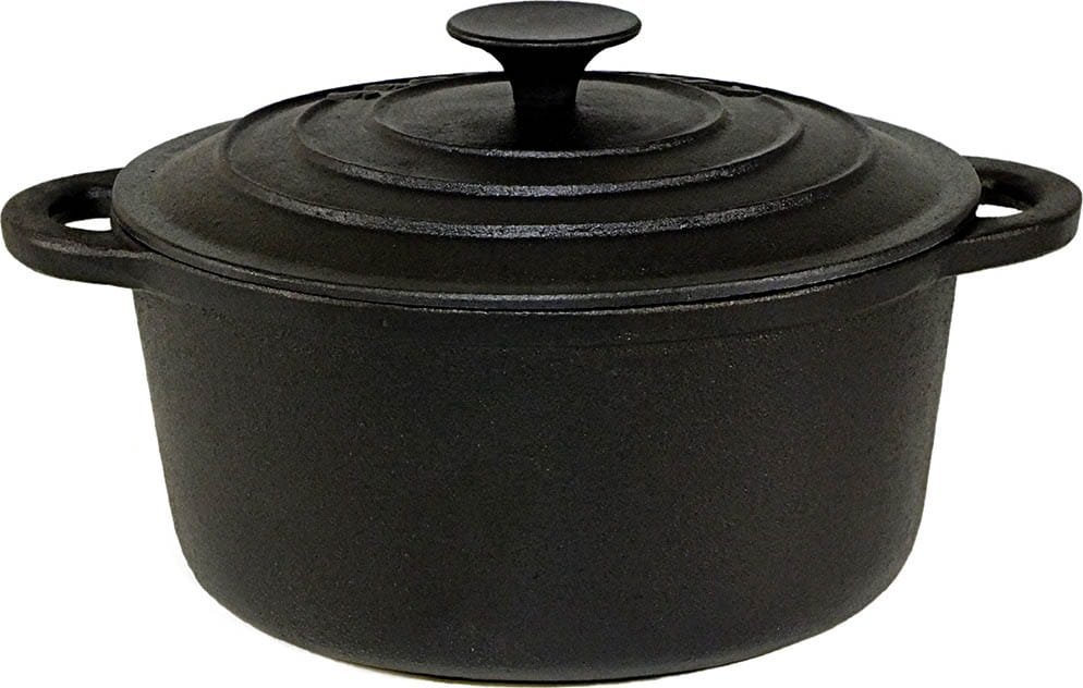 KRISBERG Garnek żeliwny Krisberg 7552 24 cm 4.2 L ciężki na indukcję