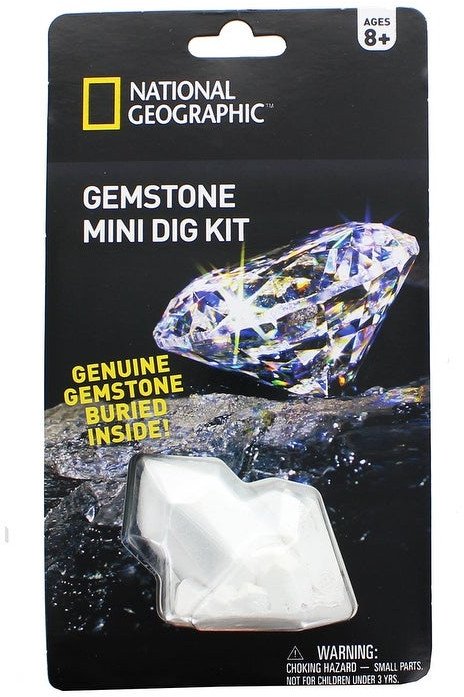 NATIONAL GEOGRAPHIC set Carded Mini Dig Gemstone, NGMDIGGEM