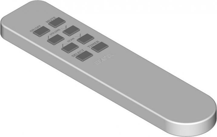 Efapel EFAPEL PILOT DO STEROWANIA DŹWIĘKU 75985