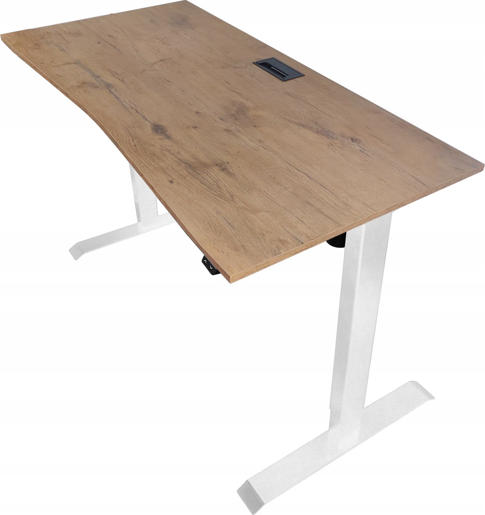 Biurko Zdesk AD-114W-Pp/W Brązowe 138 cm x 68 cm