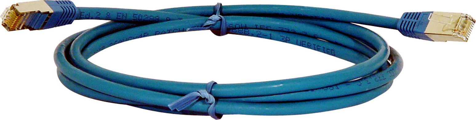 Digitus DIGITUS - Patch- Cable - RJ- 45 (M) - RJ- 45 (M) - 50cm - pairs in metal foil (PiMf) - CAT 6 - blue (DK- 1641- 005/B)