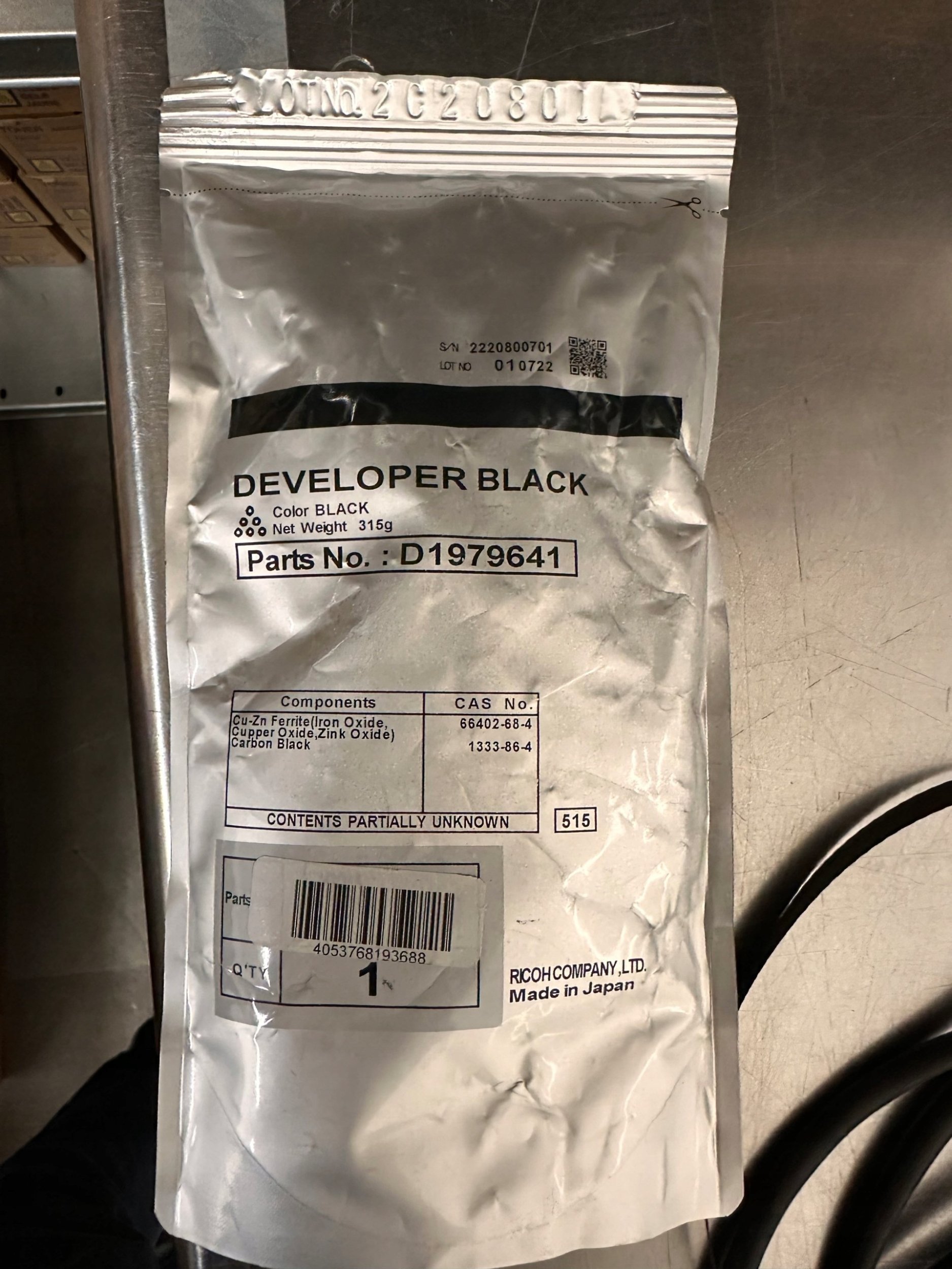 Ricoh Ricoh Developer unit D1979641 Black