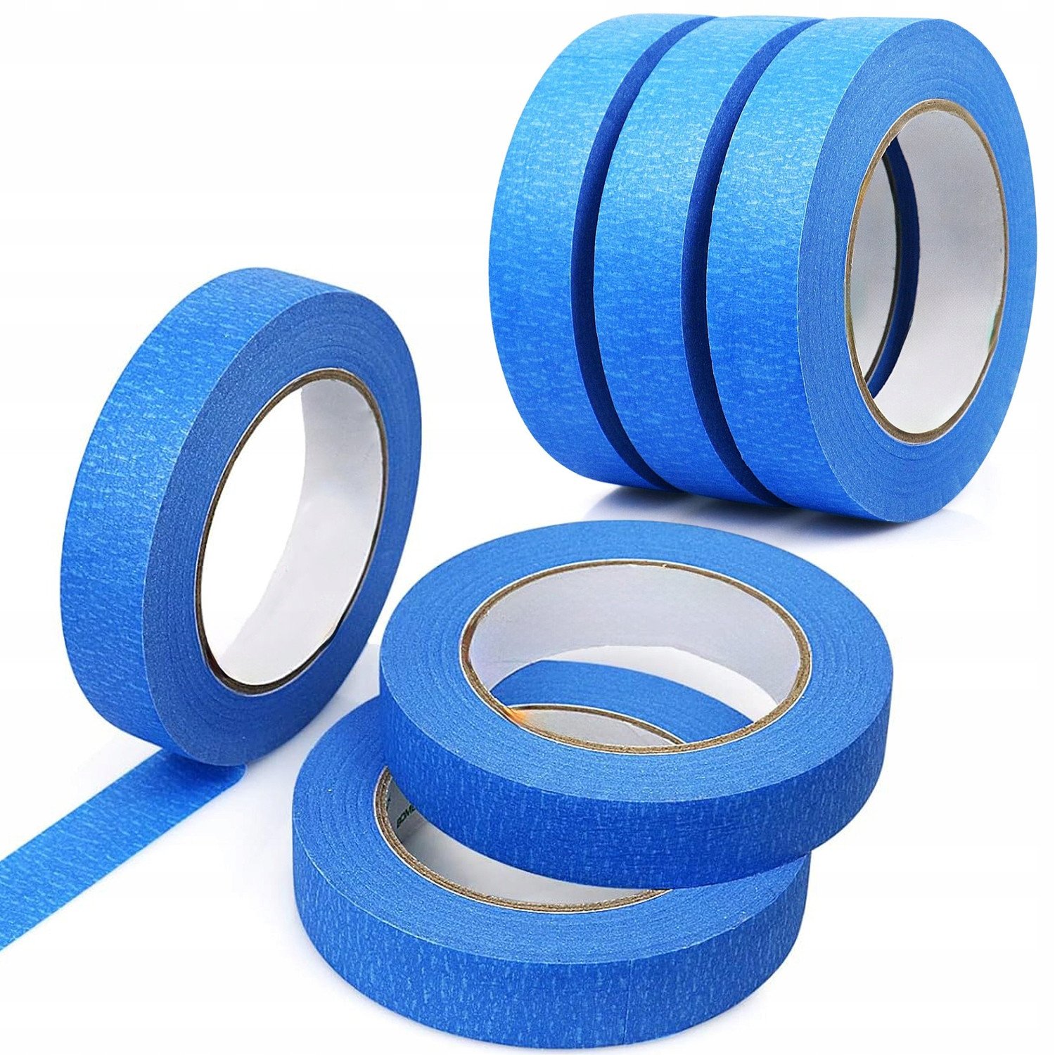 TAŚMA MALARSKA PAPIEROWA DO ODCNIANIA 30MM X 50M NIEBIESKA PROFESJONALNA HQ