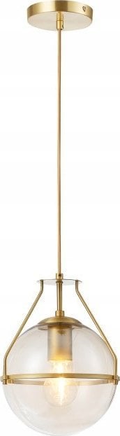 Lampa wisząca GTV Drop OS-DRO2-40-DEC lampa wisząca zwis 1x15W E27 złota/transparentna