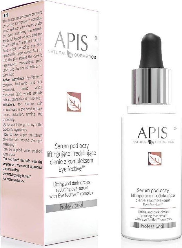 Apis Serum pod oczy liftingujące i redukujące cienie z kompleksem Eyefective™ 30ml