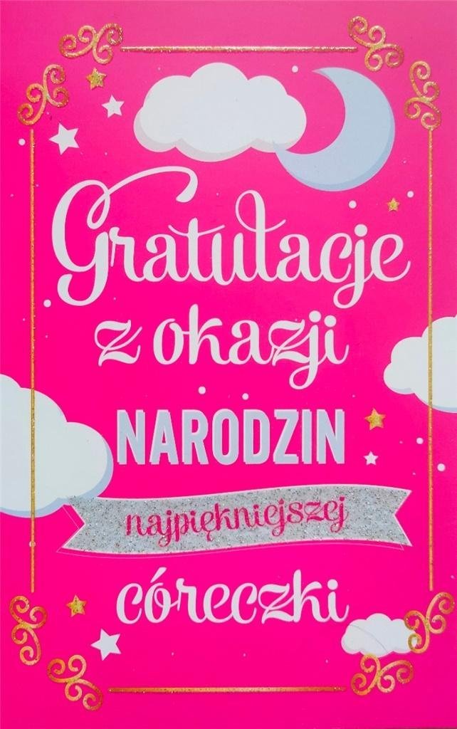 Yeku Karnet Narodziny dziewczynka 2K - 086