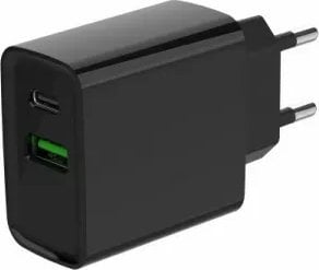 Ładowarka Gembird 1x USB-A 1x USB-C (8716309128643)