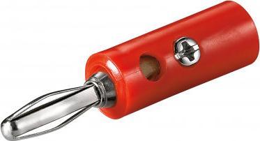 Goobay Wtyk bananowy czerwony 11375