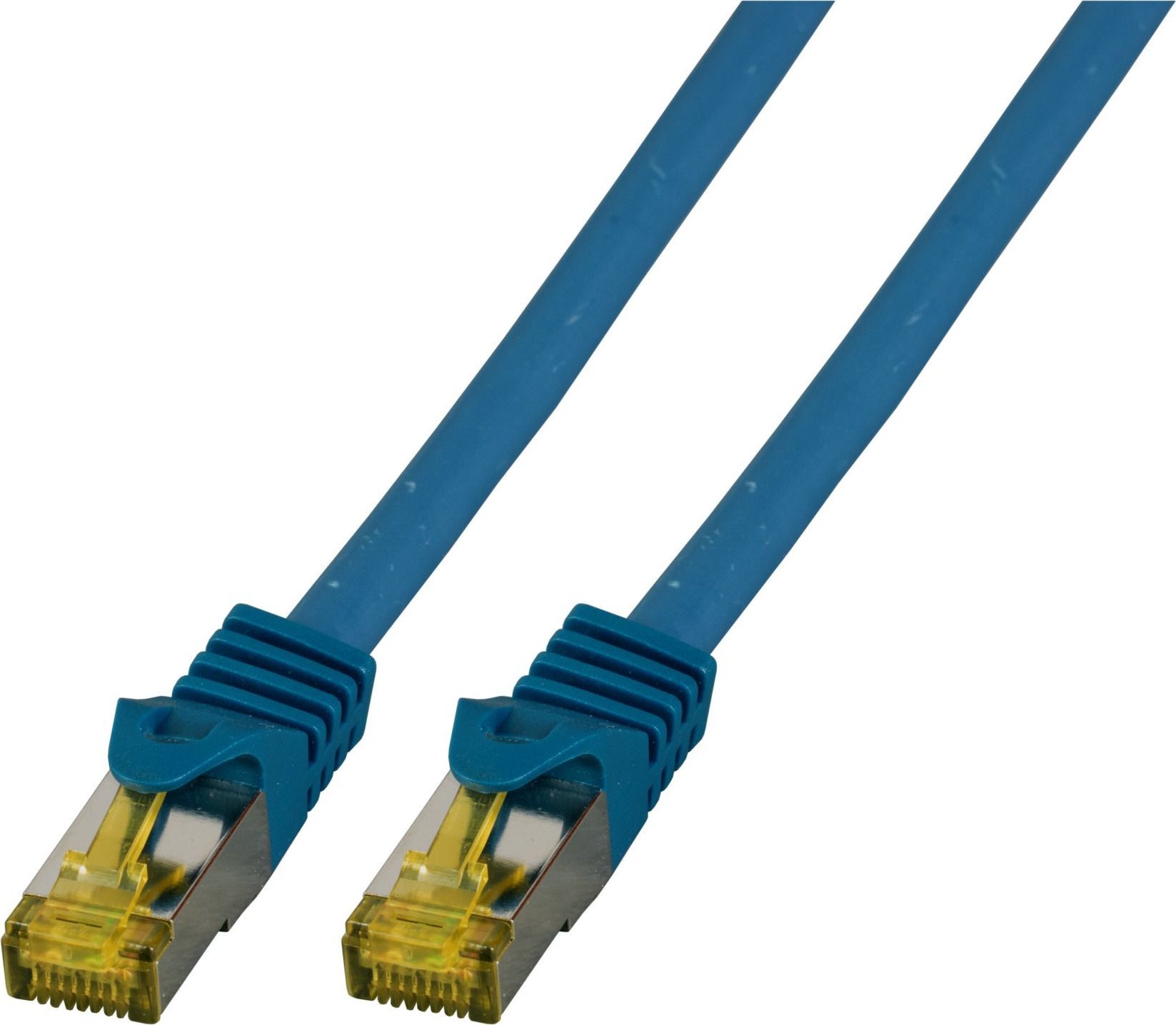 EFB EFB Patchkabel Cat6a S/FTP LSZH mit Cat7 Rohkabel 1,5m BLAU 10 Gigabit Ethernet 600MHz 4x2xAWG26/7 Flammwidrig Raucharm