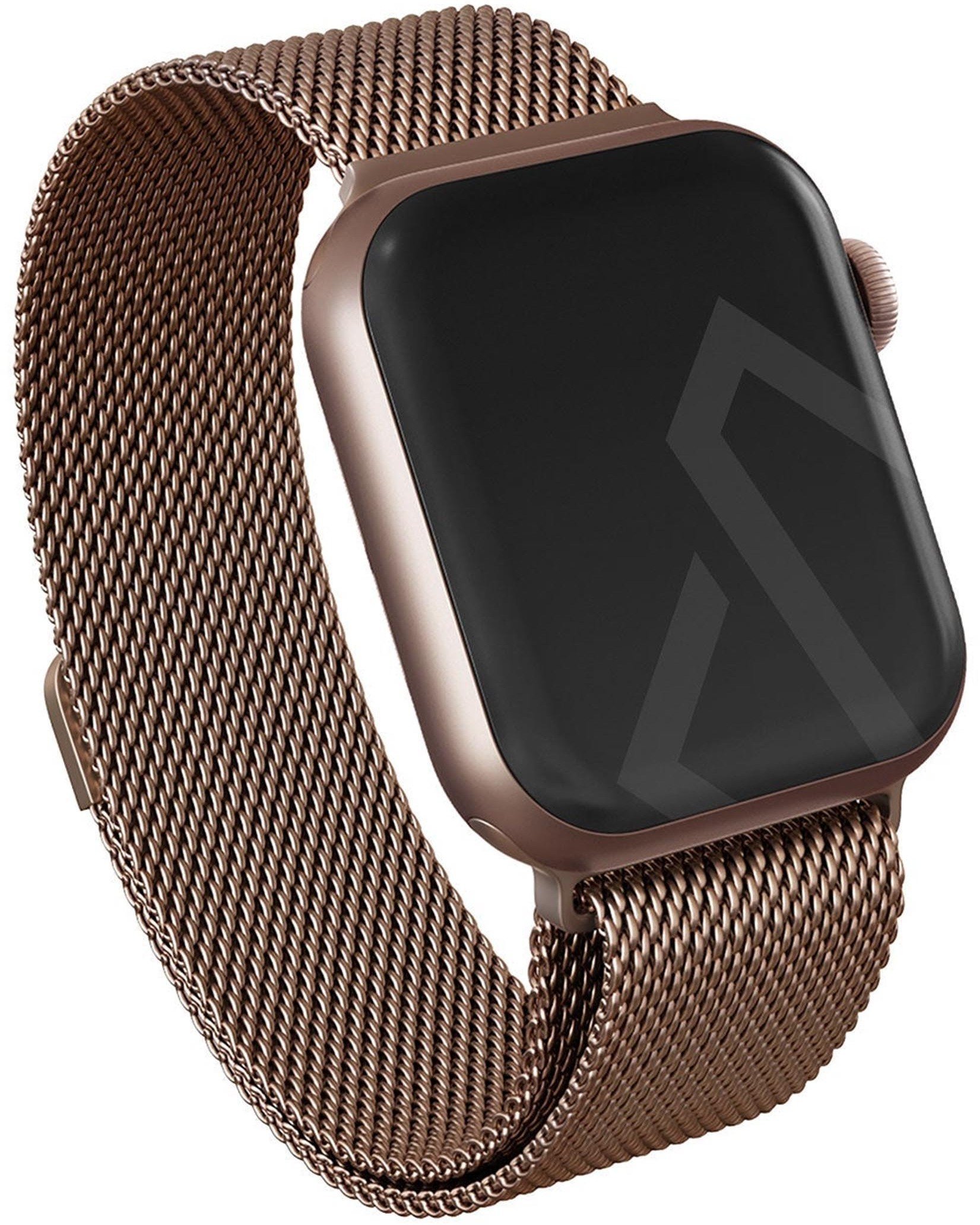 BURGA Metal Mesh Band - bransoleta do Apple Watch 42/44 mm (rose gold)
